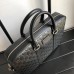 Gucci Medium Briefcase in Black Signature Leather