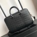 Gucci Medium Briefcase in Black Signature Leather