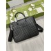 Gucci Large Briefcase in Black Signature Leather