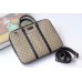 Gucci Briefcase in Beige GG Supreme Canvas