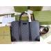 Gucci Briefcase in Black GG Supreme Canvas
