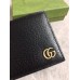 Gucci GG Marmont Bi-fold Wallet In Black Leather