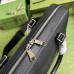 Gucci Business Bag in Black Leather with Gucci Logo