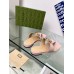Gucci Blondie Thong Sandals in Pink Leather