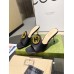 Gucci Blondie Slide Sandals 65mm in Black Leather