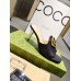 Gucci Blondie Slide Sandals 65mm in Black Leather
