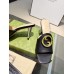 Gucci Blondie Slide Sandals 65mm in Black Leather