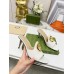 Gucci Blondie Slide Sandals 65mm in White Leather