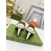 Gucci Blondie Slide Sandals 65mm in White Leather