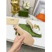 Gucci Blondie Slide Sandals 65mm in White Leather
