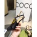 Gucci Blondie Sandals 85mm in Black Leather