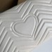 Gucci GG Marmont Medium Shoulder Bag in White Chevron Leather