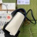 Gucci GG Marmont Small Shoulder Bag in White Diagonal Leather