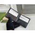 Gucci Bi-fold Wallet In Black Kingsnake Print Leather