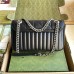Gucci GG Marmont Small Shoulder Bag in Black Matelasse Leather