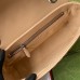 Gucci GG Marmont Small Shoulder Bag in Beige Matelasse Leather
