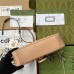 Gucci GG Marmont Small Shoulder Bag in Beige Matelasse Leather