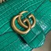 Gucci GG Marmont Small Shoulder Bag in Green Crocodile Leather Gucci GG Marmont Small Shoulder Bag in Green Crocodile Leather