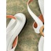 Gucci Double G Thong Sandals in Light Green Leather