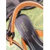 Gucci Double G Thong Sandals in Black Leather