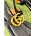 Gucci Double G Thong Sandals in Black Leather