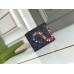 Gucci Bi-fold Wallet In Black Kingsnake Print GG Supreme Canvas