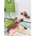 Gucci Blondie Thong Sandals in Beige GG Supreme Canvas