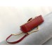 Gucci GG Marmont Small Shoulder Bag in Original GG Canvas with Red Leather