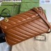 Gucci GG Marmont Small Shoulder Bag in Brown Diagonal Leather