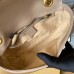Gucci GG Marmont Small Shoulder Bag in Nude Chevron Leather