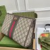 Gucci Ophidia GG Toiletry Case in Beige GG Supreme Canvas