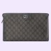 Gucci Ophidia GG Toiletry Case in Grey GG Supreme Canvas