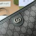 Gucci Ophidia GG Toiletry Case in Grey GG Supreme Canvas