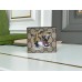 Gucci Bi-fold Wallet In Beige Tiger Print GG Supreme Canvas