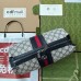 Gucci Savoy Toiletry Case in Blue GG Supreme Canvas