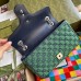 Gucci GG Marmont Small Shoulder Bag in Green GG Canvas