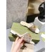 Gucci Slide Sandals in GG Matelasse Canvas with White Leather