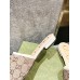 Gucci Slide Sandals in GG Matelasse Canvas with White Leather