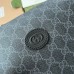 Gucci Toiletry Case in Black GG Canvas with Interlocking G