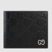Gucci Bi-fold Wallet In Black Gucci Signature Leather