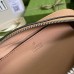 Gucci GG Marmont Small Camera Bag in Rose Beige Matelasse Leather