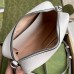 Gucci GG Marmont Small Camera Bag in White Matelasse Leather