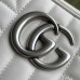 Gucci GG Marmont Small Camera Bag in White Matelasse Leather