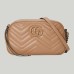 Gucci GG Marmont Small Camera Bag with Rose Beige Hardware