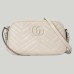 Gucci GG Marmont Small Camera Bag with White Hardware