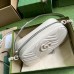 Gucci GG Marmont Small Camera Bag with White Hardware