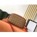 Gucci GG Marmont Small Camera Bag in Canvas with Red Trim