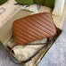 Gucci GG Marmont Small Camera Bag in Brown Diagonal Leather