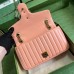 Gucci GG Marmont Small Shoulder Bag in Round Matelasse Leather