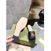 Gucci Slide Sandals in Black Matelasse Leather with Double G